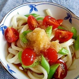 サラダ感覚で！　「ミニぶっかけ卸うどん」　　♪♪